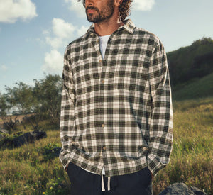 McTavish House Check Flannel Shirt Green Multi