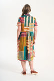 Olga De Polga Metro Long Villa Dress Bustle In Cotton