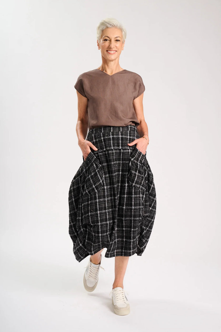 Olga de Polga Milwaukee Freya Skirt Black White