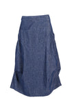 Olga De Polga Milwaukee Solis Skirt Cotton Cord Indigo