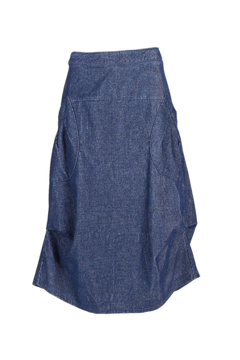 Olga De Polga Milwaukee Solis Skirt Cotton Cord Indigo