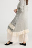 Miss Rose Sister Violet Florette Ruffle Coat Mist Grey