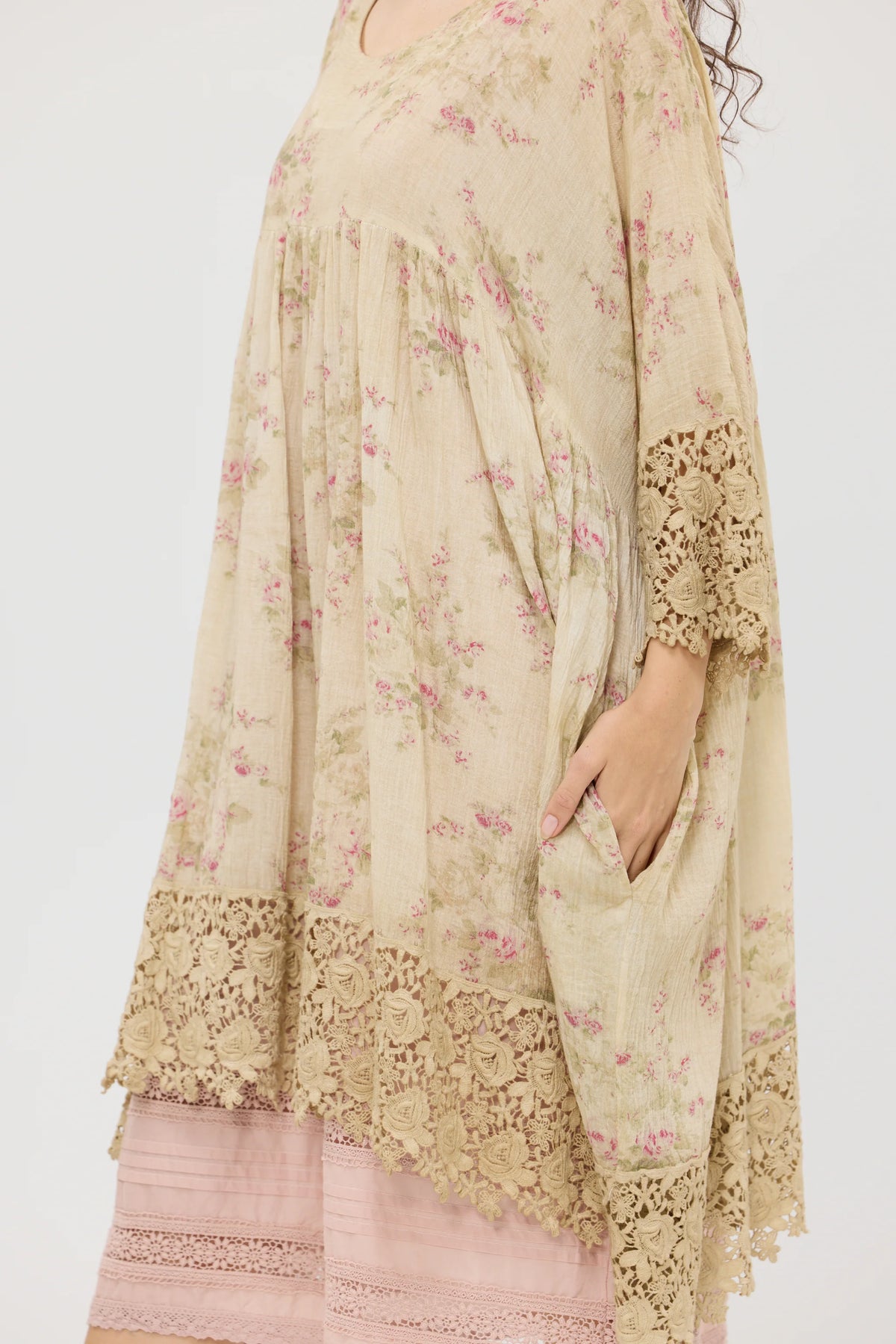 Miss Rose Sister Violet Avalon Floral Dress Faded Rose