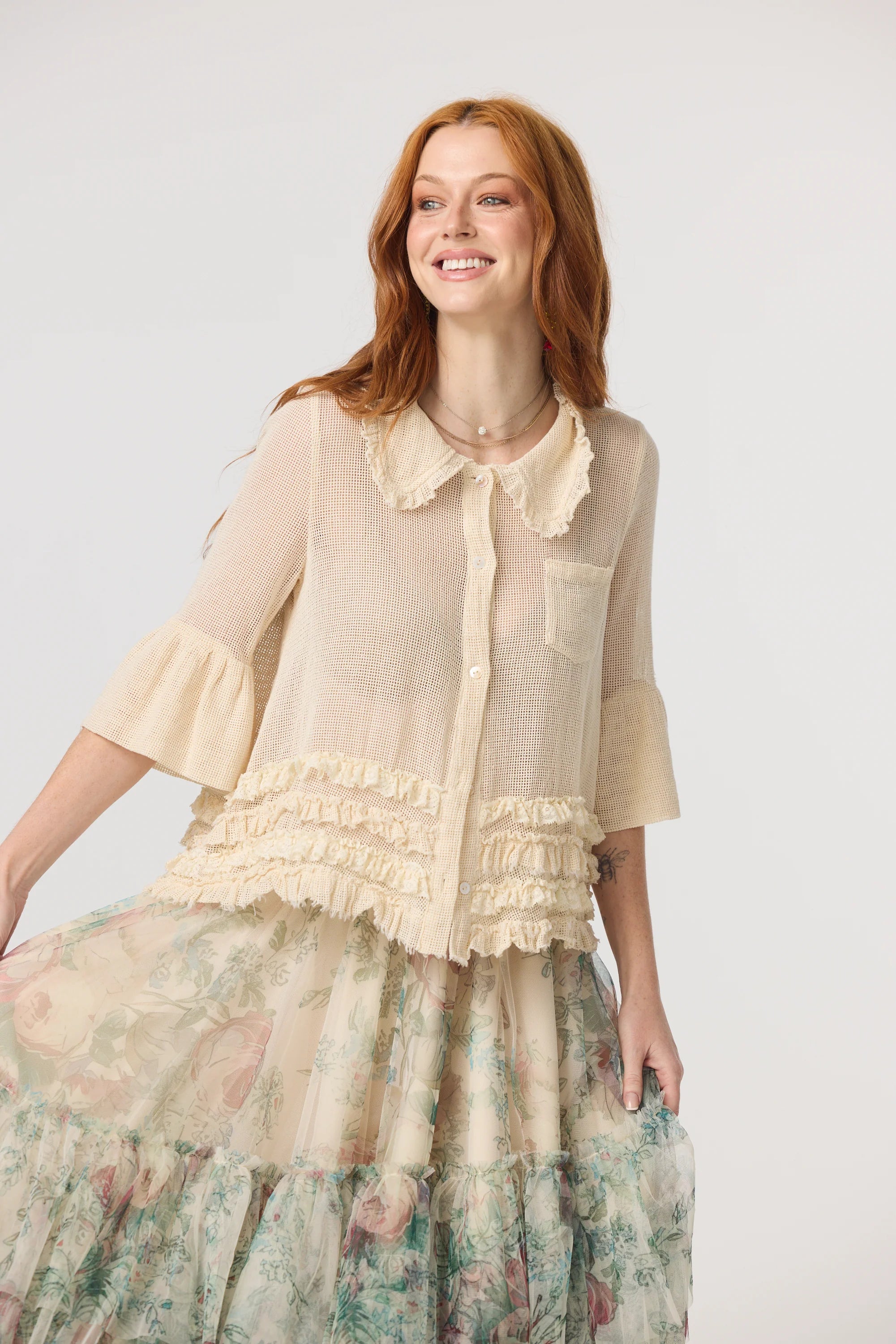 Miss Rose Sister Violet Miss Dixie Pearl Top