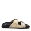 Mollini Heire Stone Suede Studded Slides