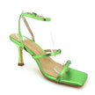 Mollini Wova Lime Metallic Leather