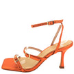 Mollini Wova Orange Metallic Leather
