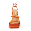 Mollini Wova Orange Metallic Leather