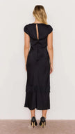 MINKPINK Momento Bias Midi Dress Black
