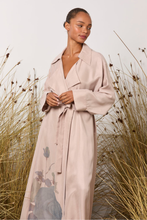Load image into Gallery viewer, M. A. Dainty Morse Coat Pink Roses
