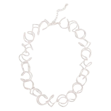 Elk Orden Choker Necklace Silver