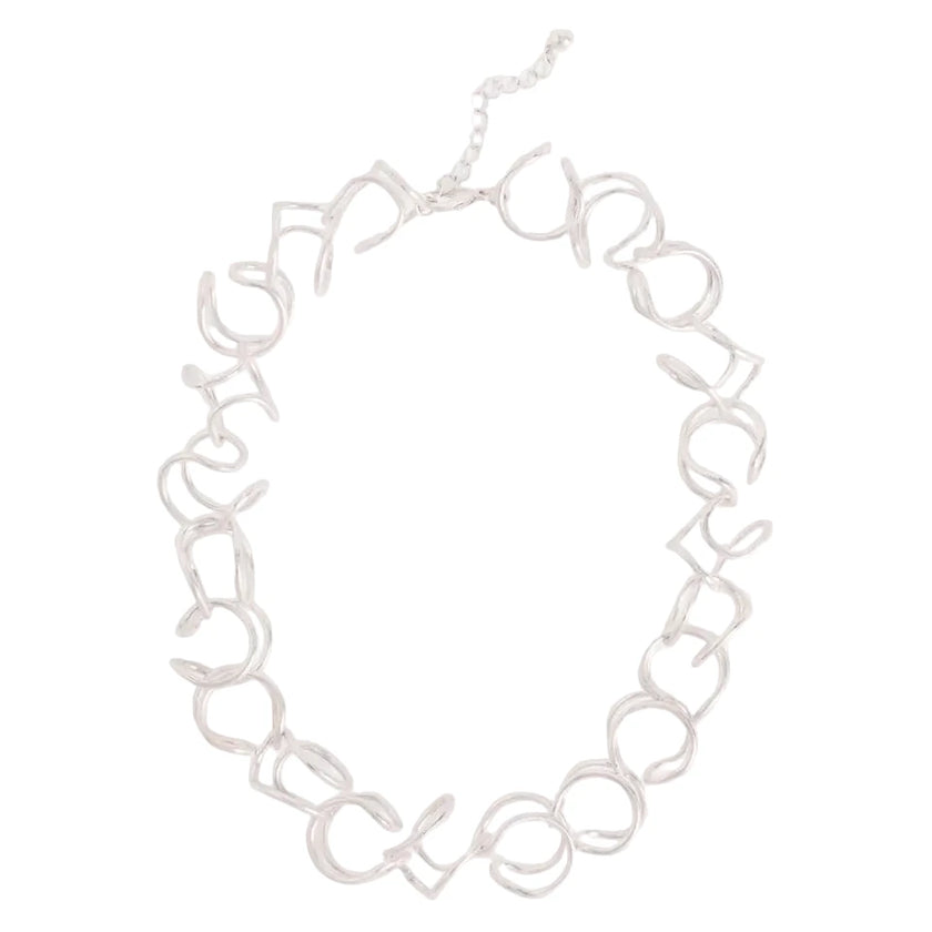 Elk Orden Choker Necklace Silver