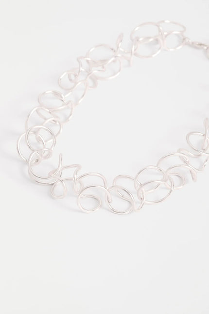 Elk Orden Choker Necklace Silver