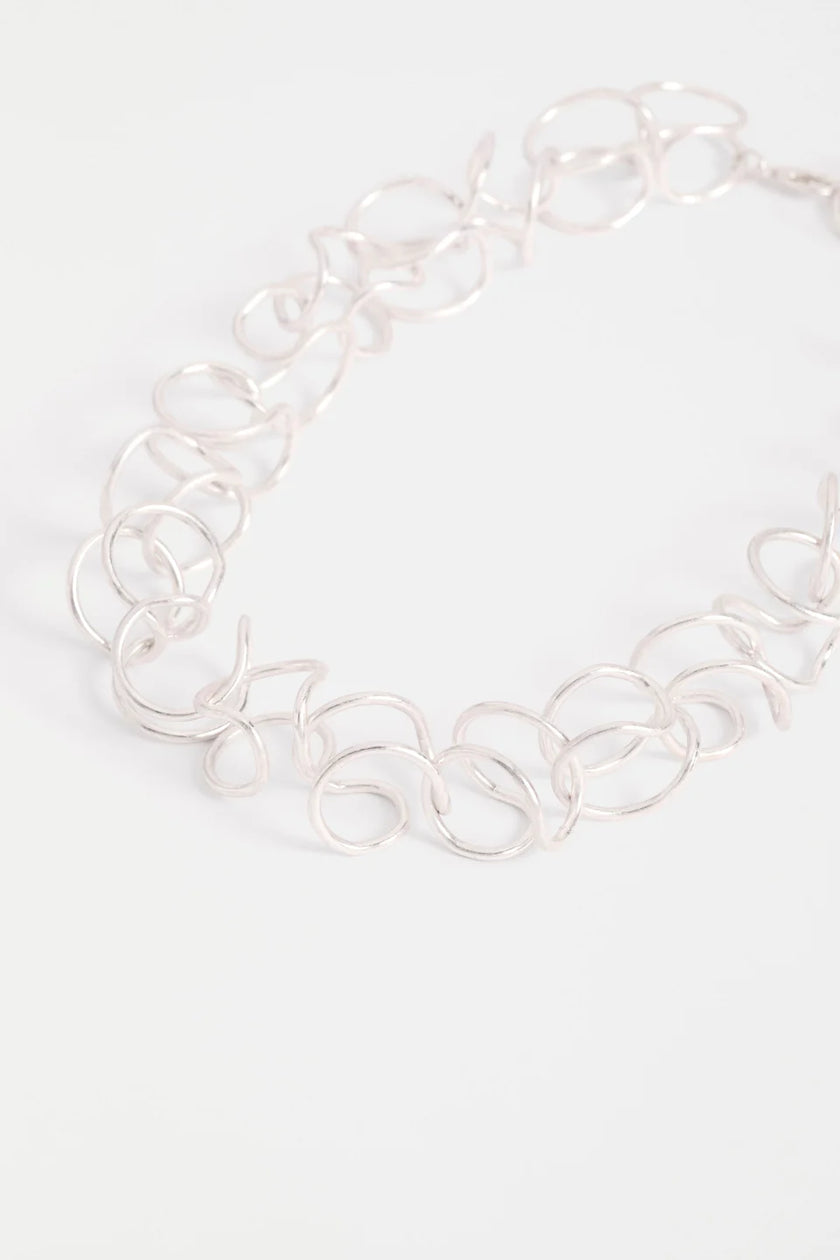 Elk Orden Choker Necklace Silver