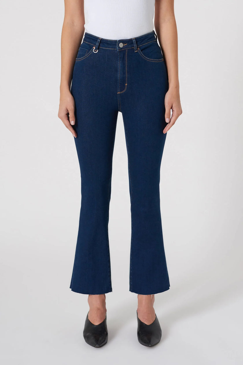 Neuw Denim Twiggy Crop Venice Mid Indigo