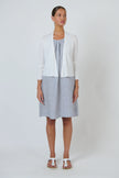 O&J Naturals NATS001 Ribbed Cardigan White