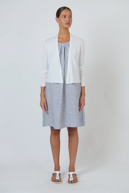 O&J Naturals NATS001 Ribbed Cardigan White