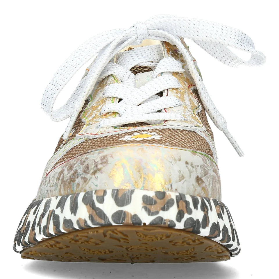 Laura Vita Nikito 52 Leopard Sneakers