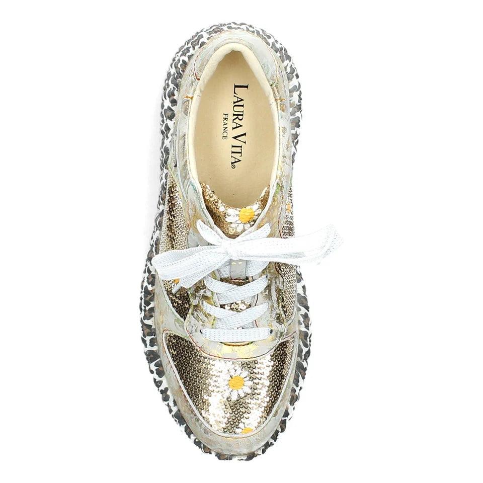 Laura Vita Nikito 52 Leopard Sneakers