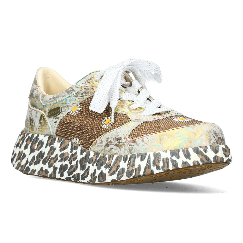 Laura Vita Nikito 52 Leopard Sneakers