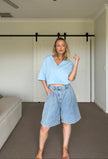 ALEXANDRA Harvey Shorts Light Blue Denim