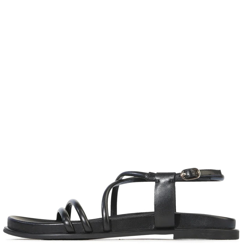 EOS Nalani Sandals Black Leather