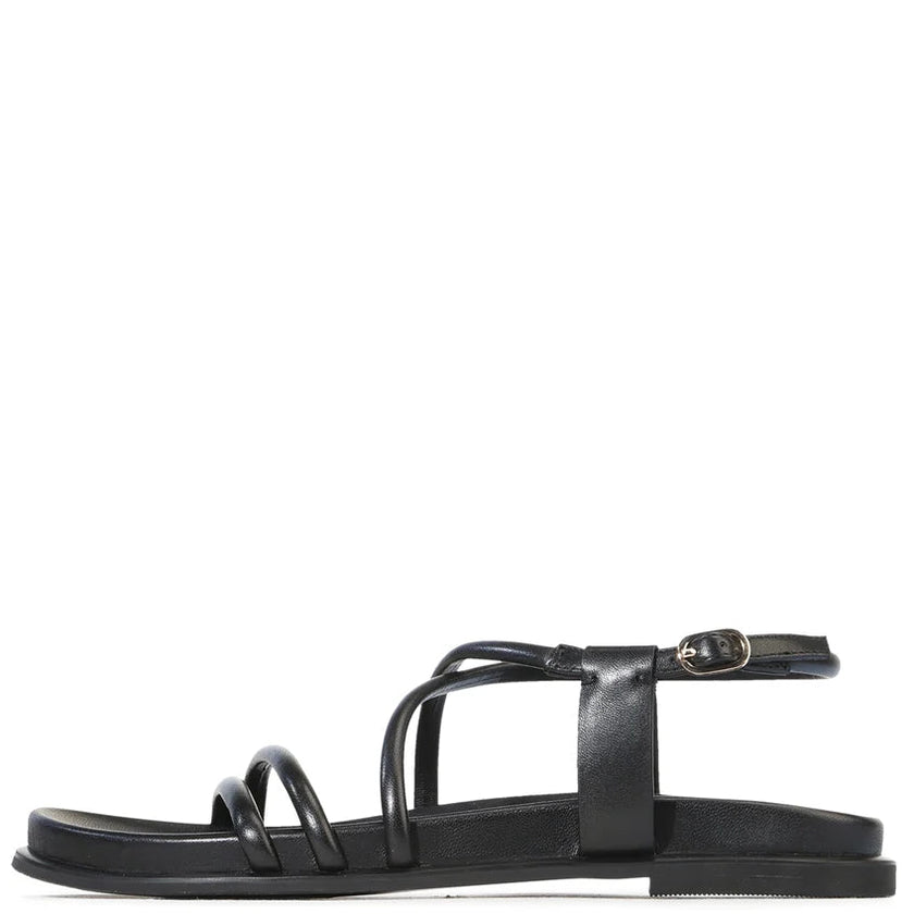 EOS Nalani Sandals Black Leather