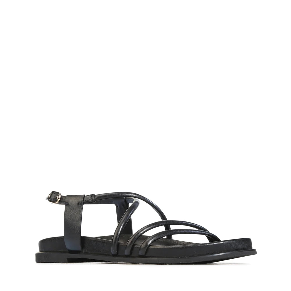 EOS Nalani Sandals Black Leather