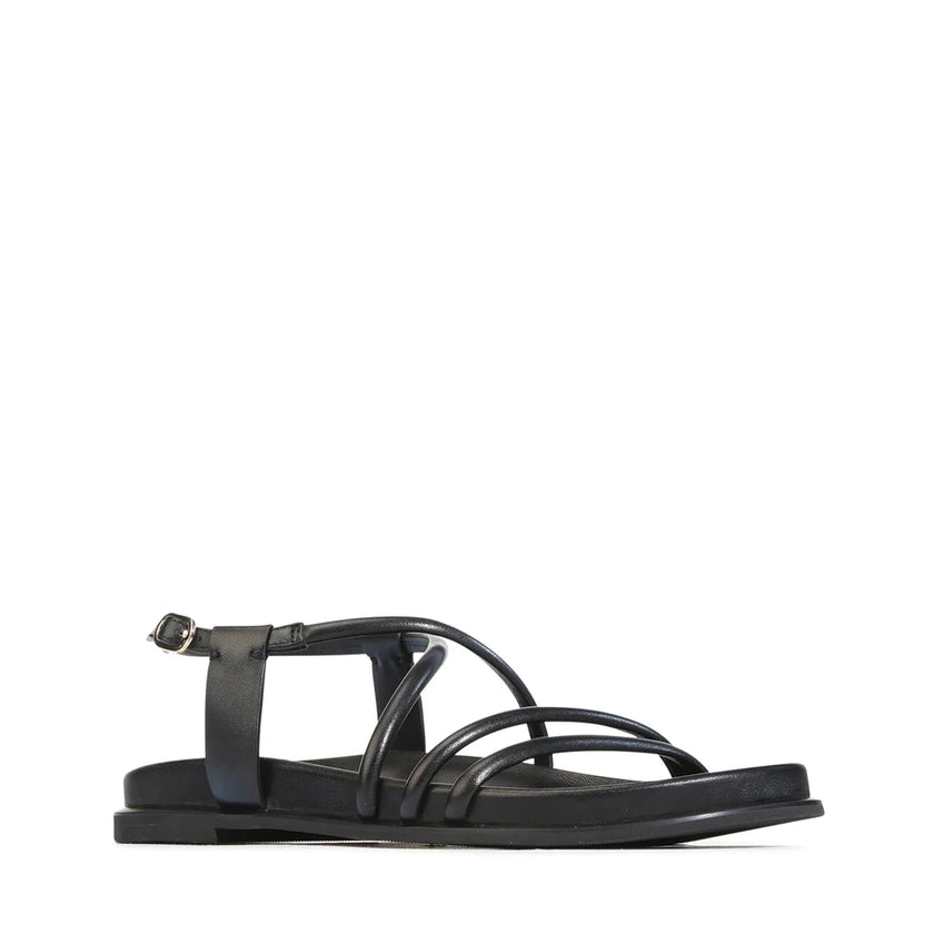 EOS Nalani Sandals Black Leather