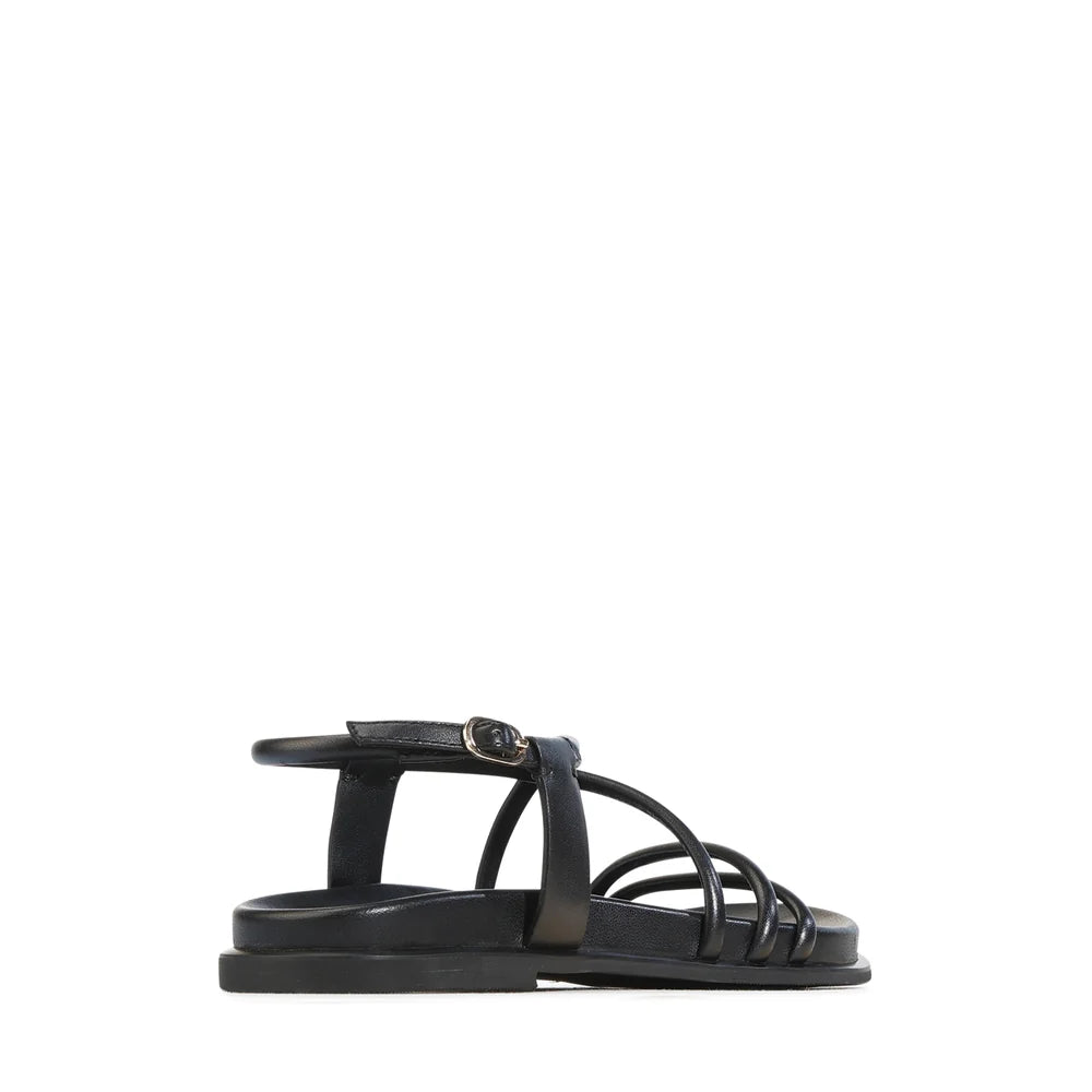 EOS Nalani Sandals Black Leather