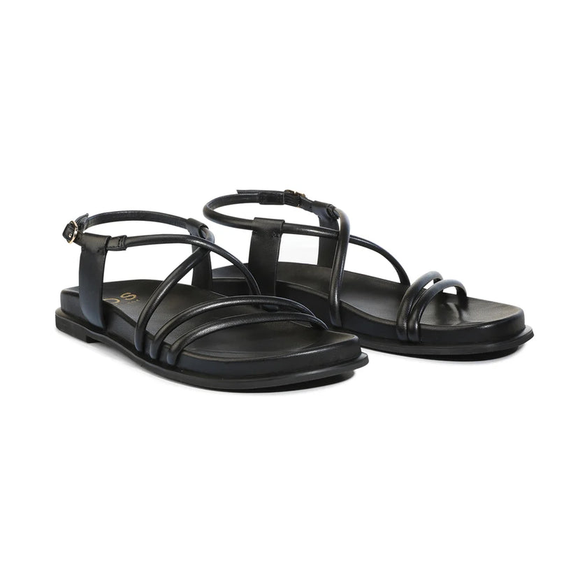 EOS Nalani Sandals Black Leather