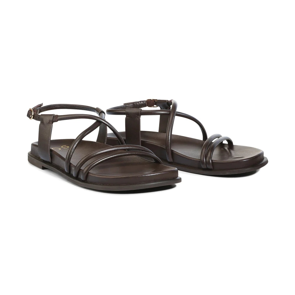 EOS Nalani Sandals Chestnut Leather