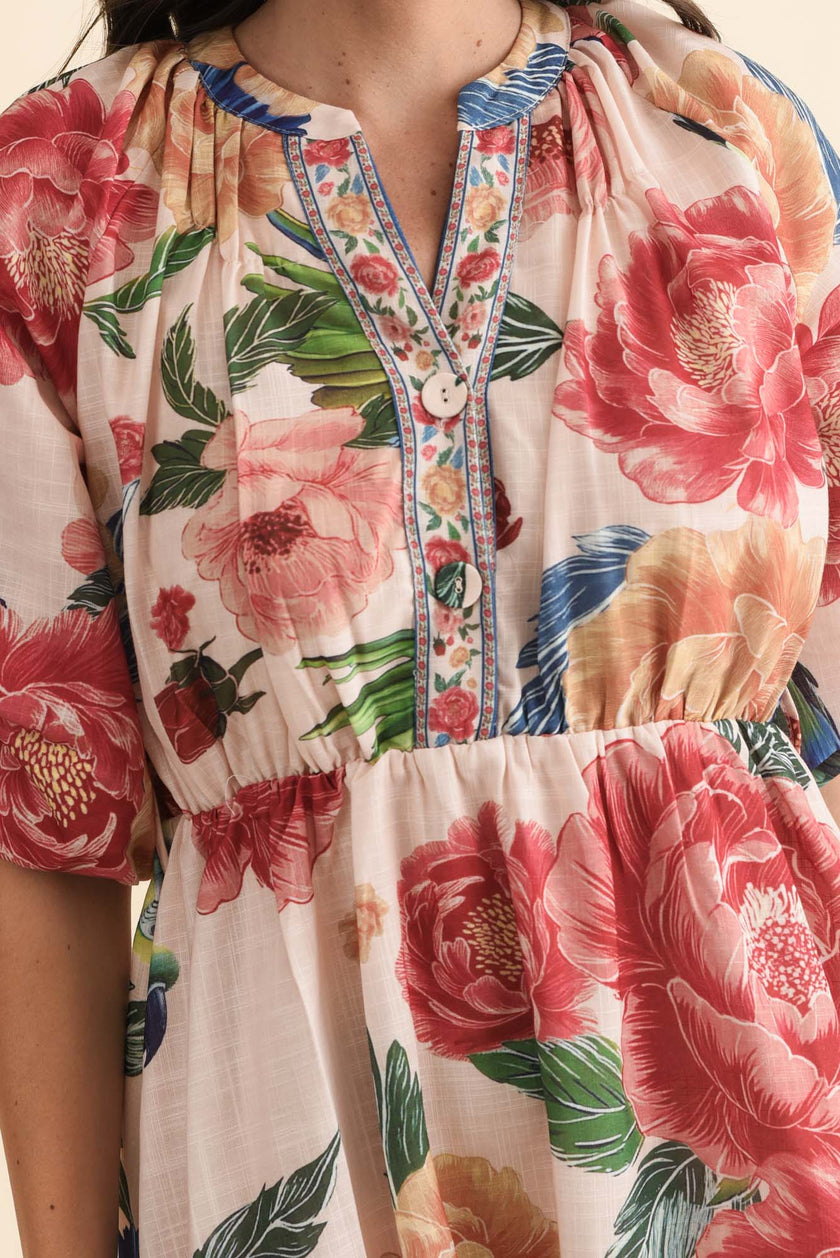 Beautiful Stories Resort Billow Dress Resort Print