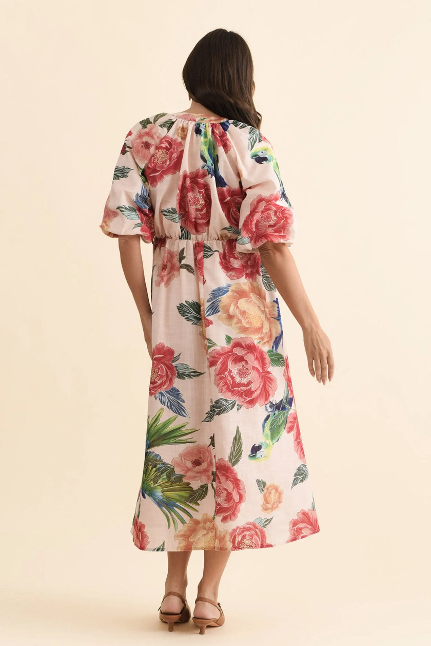 Beautiful Stories Resort Billow Dress Resort Print