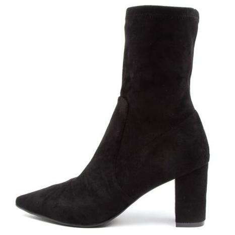 Django & Juliette Nider Black Microsuede