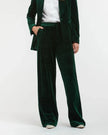 Italian Star Jets Velvet Pant Bottle Green