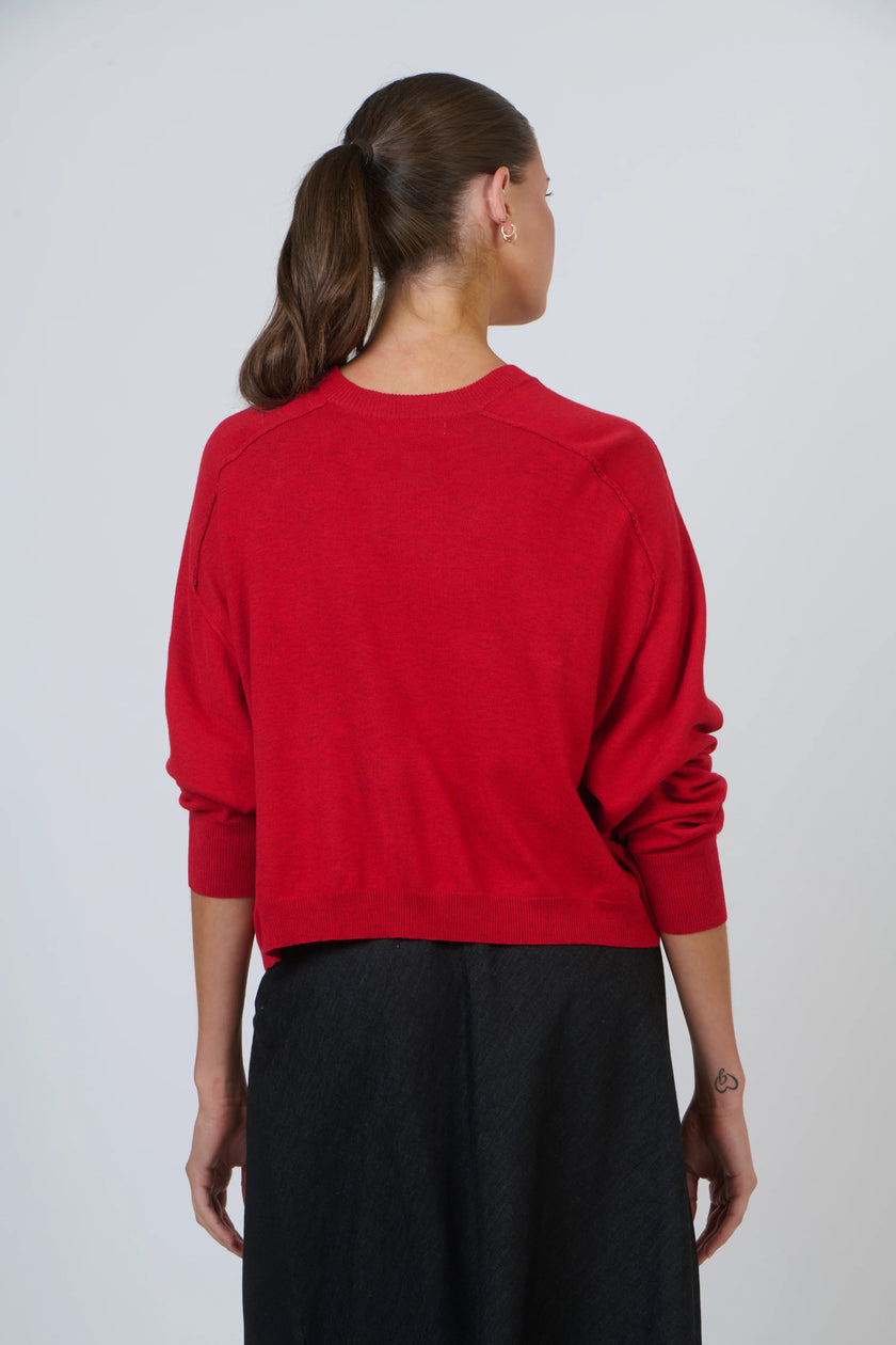 Olive et Julie W40 Cardigan Inferno