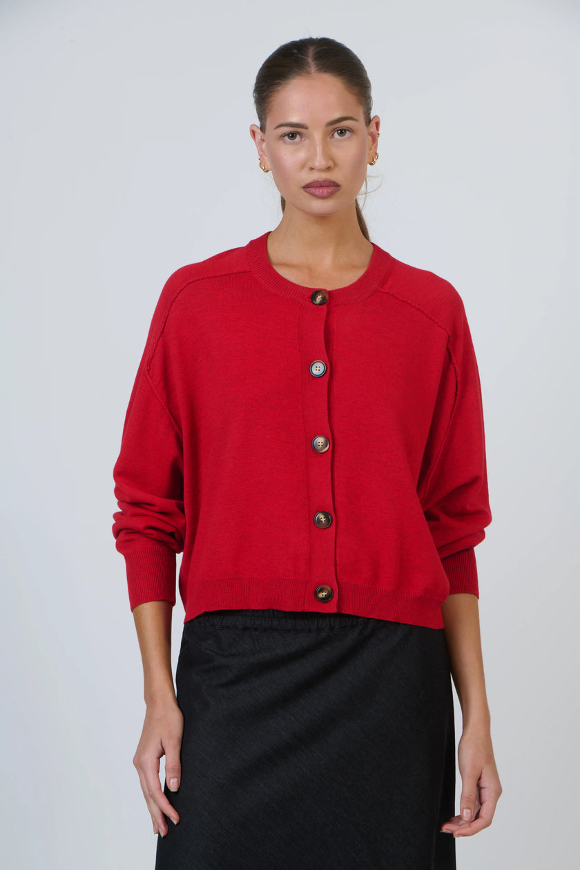 Olive et Julie W40 Cardigan Inferno