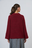 Olive et Julie W47B Knit Jumper Oxblood