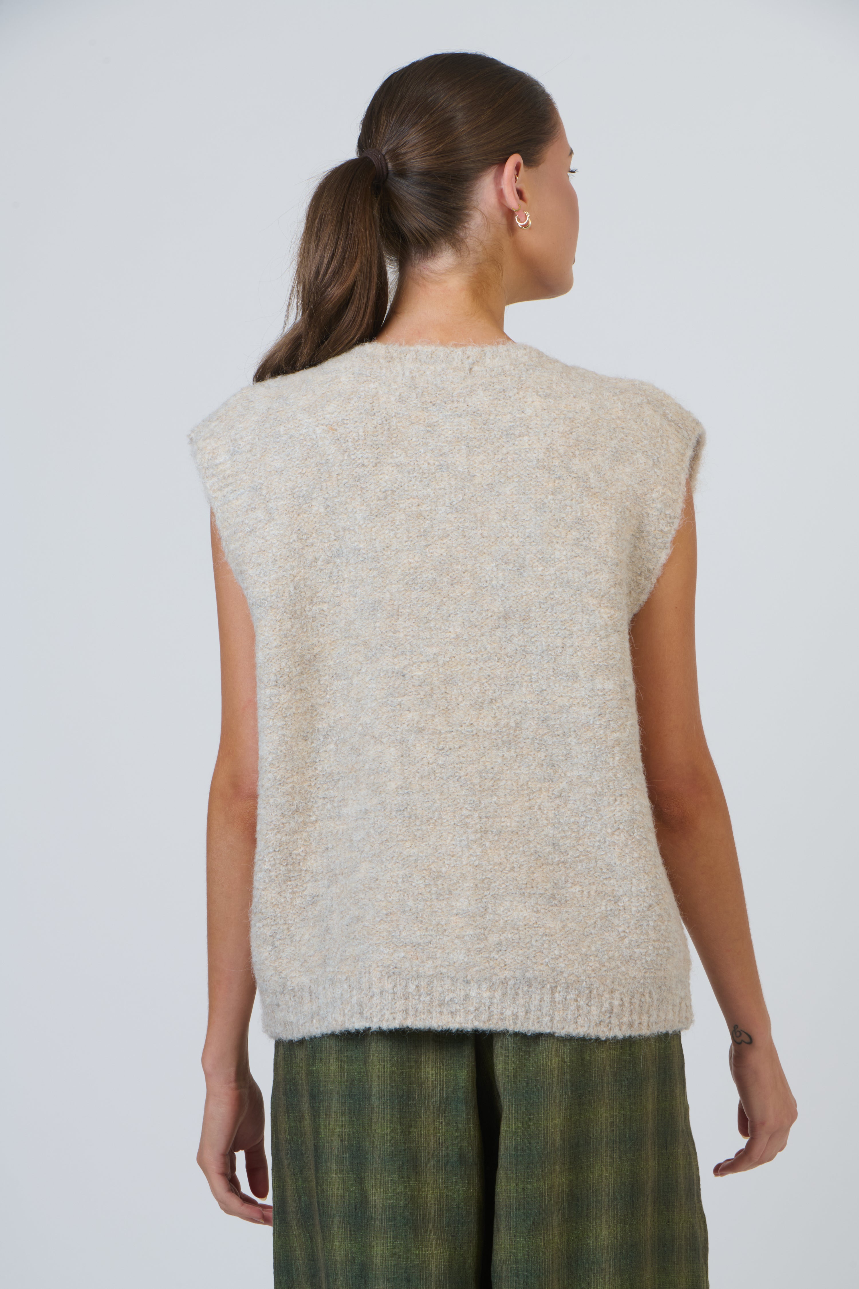 Olive et Julie W49 Knit Cardigan Elephant