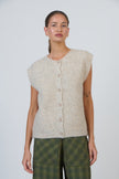Olive et Julie W49 Knit Cardigan Elephant