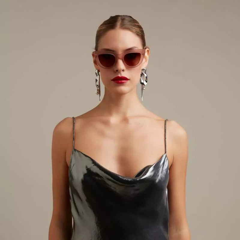 OKKIA OK013 Claudia Sunglasses Pink/Havana