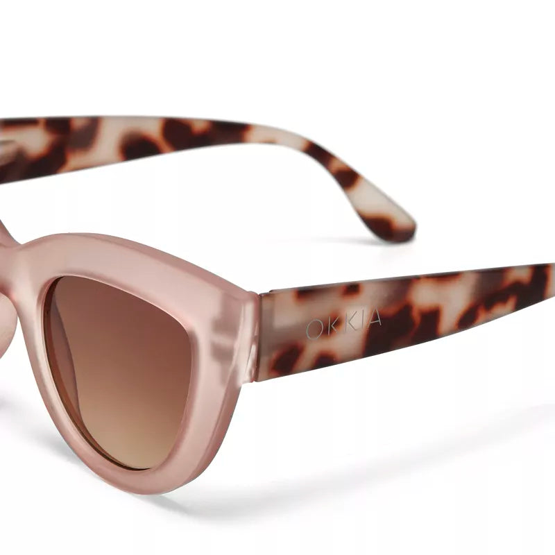 OKKIA OK013 Claudia Sunglasses Pink/Havana