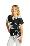 Ping Pong Atlas Knot Front Top Black/Ivory