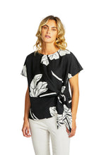 Load image into Gallery viewer, Ping Pong Atlas Knot Front Top Black/Ivory
