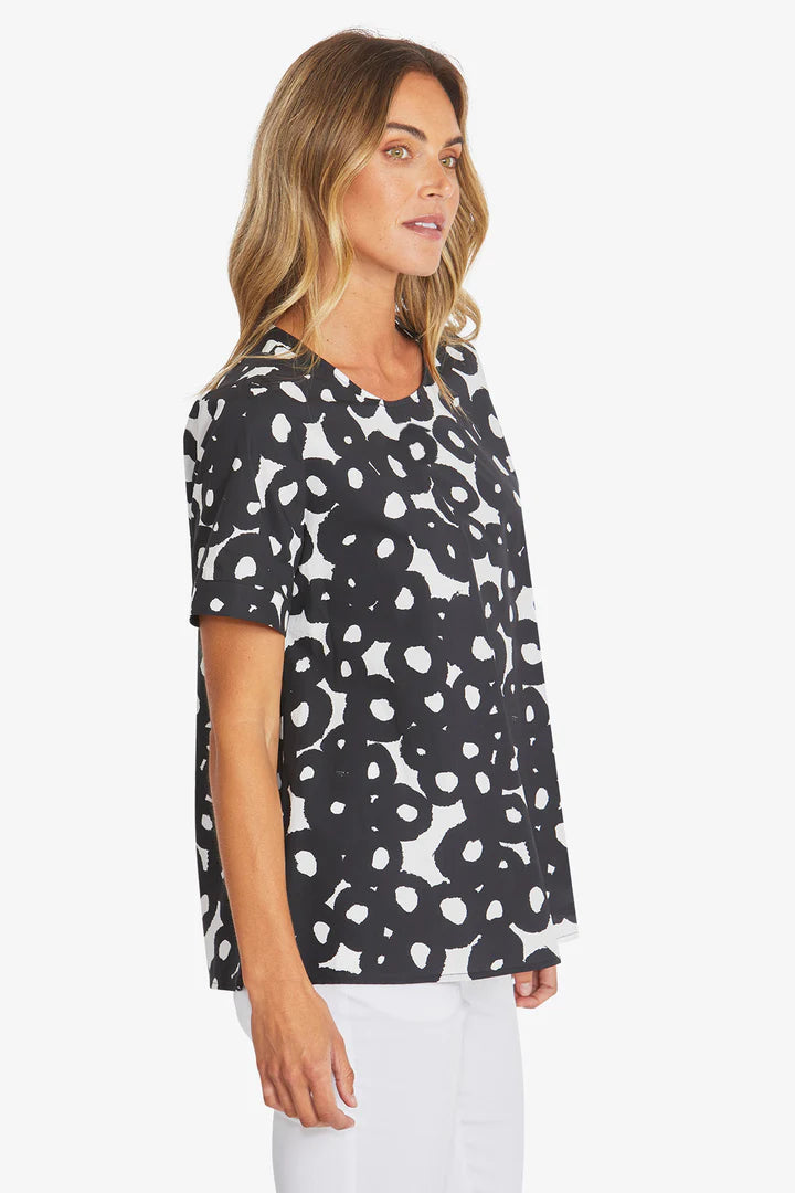 Pingpong Selma Top White/Black