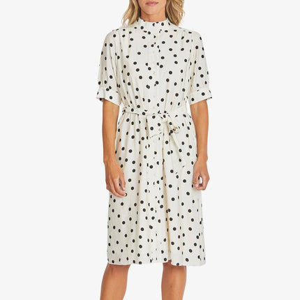 Pingpong Pamela Dress Ivory/ Black