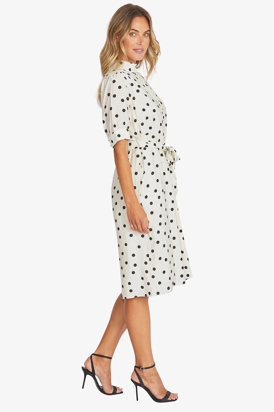 Pingpong Pamela Dress Ivory/ Black