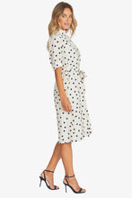 Load image into Gallery viewer, Pingpong Pamela Dress Ivory/ Black
