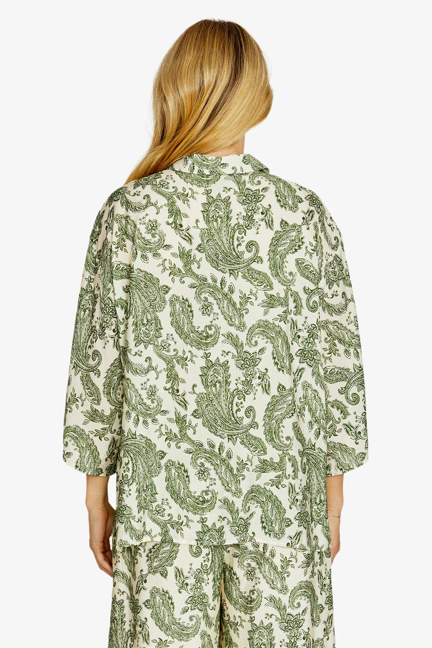 Pingpong Alba A-Line Shirt Agave Paisley